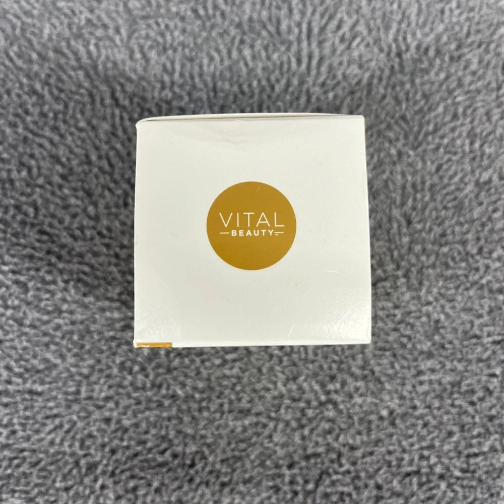 Vital Beauty Brightening Eye Cream Vitamin C Caffeine Power Glow Skincare 1 oz